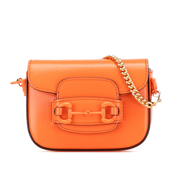 Pre-Loved Gucci Mini Leather Horsebit 1955 Web Satchel - Picture 1 of 10